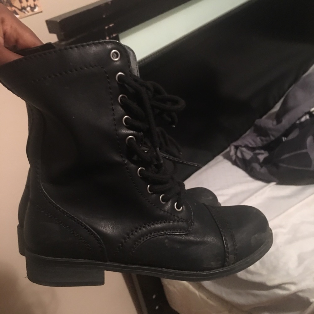 Black boots